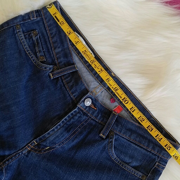 Red Engine Bell Bottom Jeans Coral Cut size 30 - Picture 4 of 6